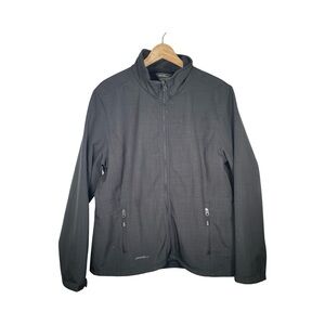Eddie Bauer women’s soft shell Black Jacket eb533